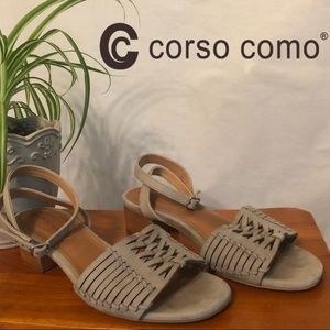 Tan Corso Como Sandal Heels
